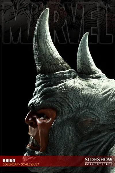 Marvel - Legendary Scale Bust: Rhino from "Spider-Man"ㅤ – Sideshow Collectibles – ActionFigureBrasil