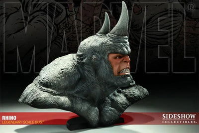 Marvel - Legendary Scale Bust: Rhino from "Spider-Man"ㅤ – Sideshow Collectibles – ActionFigureBrasil — acessórios