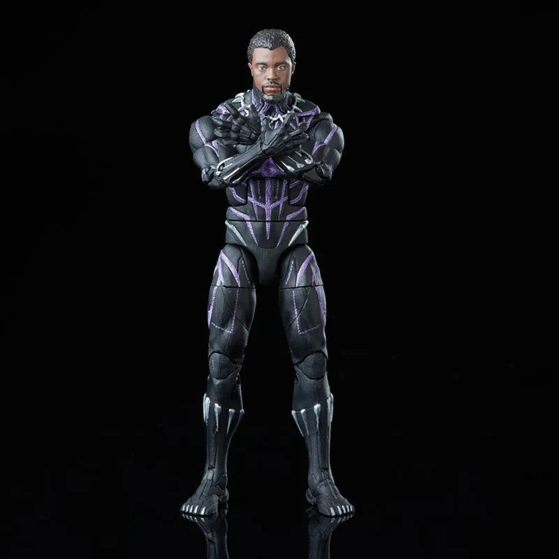 Marvel - Marvel Legends: 6 Inch Action Figure - MCU Series / Legacy Collection: Black Panther [Movie / Black Panther]ㅤ – Hasbro – ActionFigureBrasil