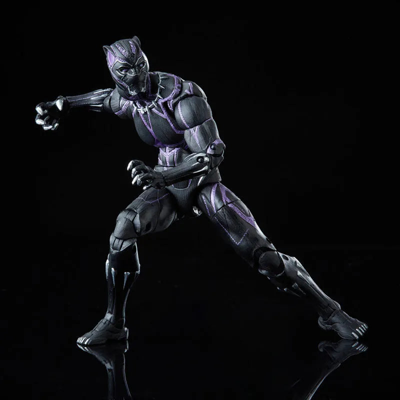 Marvel - Marvel Legends: 6 Inch Action Figure - MCU Series / Legacy Collection: Black Panther [Movie / Black Panther]ㅤ – Hasbro – ActionFigureBrasil