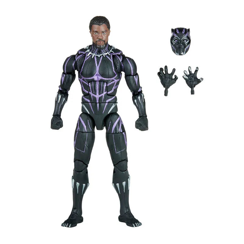 Marvel - Marvel Legends: 6 Inch Action Figure - MCU Series / Legacy Collection: Black Panther [Movie / Black Panther]ㅤ – Hasbro – ActionFigureBrasil