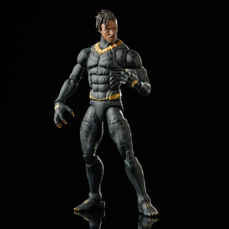 Marvel - Marvel Legends: 6 Inch Action Figure - MCU Series / Legacy Collection: Erik Killmonger [Movie / Black Panther]ㅤ – Hasbro – ActionFigureBrasil