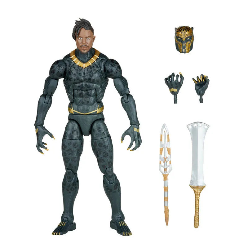 Marvel - Marvel Legends: 6 Inch Action Figure - MCU Series / Legacy Collection: Erik Killmonger [Movie / Black Panther]ㅤ – Hasbro – ActionFigureBrasil