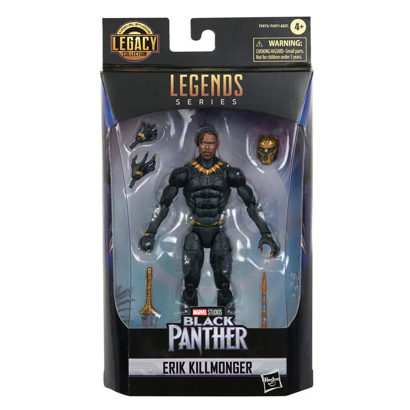 Marvel - Marvel Legends: 6 Inch Action Figure - MCU Series / Legacy Collection: Erik Killmonger [Movie / Black Panther]ㅤ – Hasbro – ActionFigureBrasil