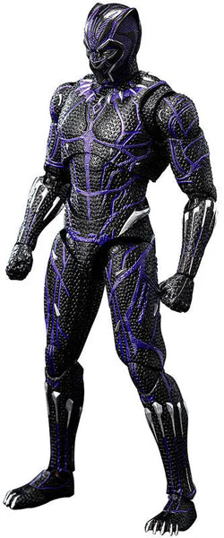 Marvel Studios' The Infinity Saga DLX - Black Panther - Kinetic Energy Charged (Threezero)ㅤ – ThreeZero – ActionFigureBrasil — ângulo diferente