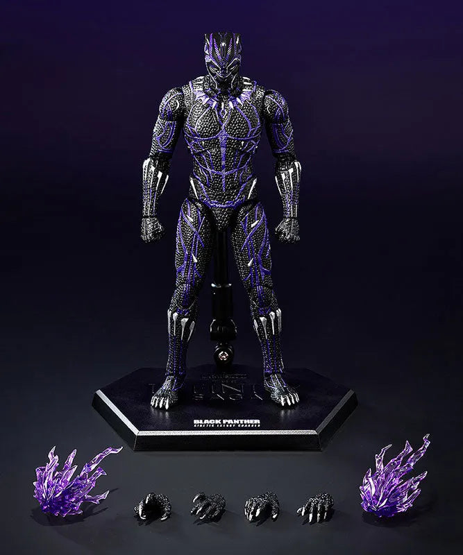 Marvel Studios' The Infinity Saga DLX - Black Panther - Kinetic Energy Charged (Threezero)ㅤ – ThreeZero – ActionFigureBrasil