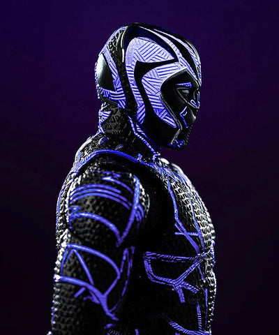 Marvel Studios' The Infinity Saga DLX - Black Panther - Kinetic Energy Charged (Threezero)ㅤ – ThreeZero – ActionFigureBrasil — embalagem