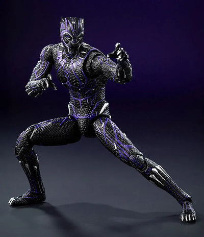 Marvel Studios' The Infinity Saga DLX - Black Panther - Kinetic Energy Charged (Threezero)ㅤ – ThreeZero – ActionFigureBrasil — com base expositora