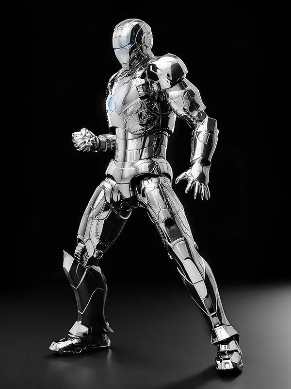 Marvel Studios' The Infinity Saga - DLX Iron Man Mark 2 - Chrome Edition (Threezero)ㅤ – ThreeZero – ActionFigureBrasil