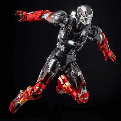 Marvel Studios' The Infinity Saga DLX - Iron Man - Mark 22 Hot Rod (Threezero)ㅤ – ThreeZero – ActionFigureBrasil — ângulo diferente