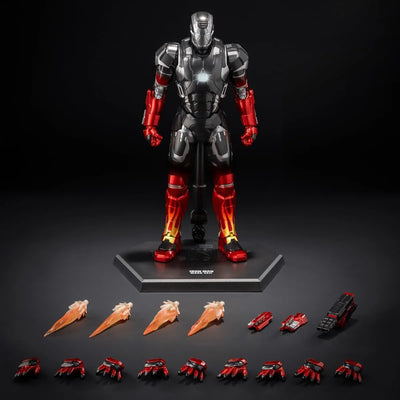 Marvel Studios' The Infinity Saga DLX - Iron Man - Mark 22 Hot Rod (Threezero)ㅤ – ThreeZero – ActionFigureBrasil — embalagem