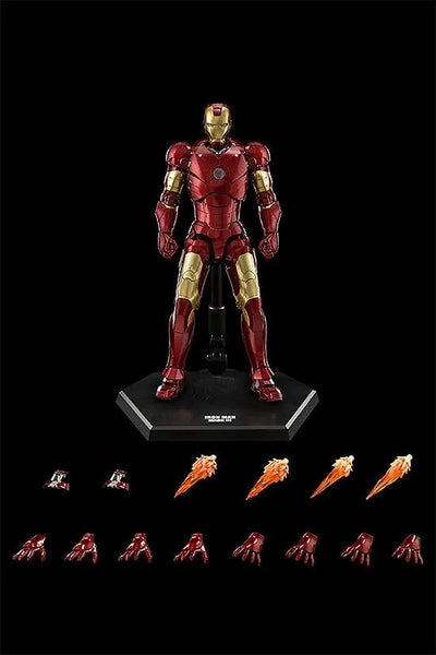 Marvel Studios -The Infinity Saga - DLX - Iron Man - Mark 3 (ThreeZero)ㅤ – ThreeZero – ActionFigureBrasil — ambientada