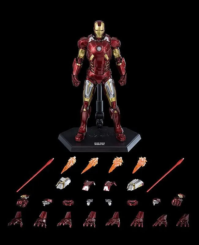 Marvel Studios - The Infinity Saga - DLX Iron Man - Mark 7 (ThreeZero)ㅤ – ThreeZero – ActionFigureBrasil