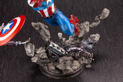 Marvel Universe Avengers - Captain America - 1/6 - Fine Art Statue (Kotobukiya)ㅤ – Kotobukiya – ActionFigureBrasil — detalhe do produto