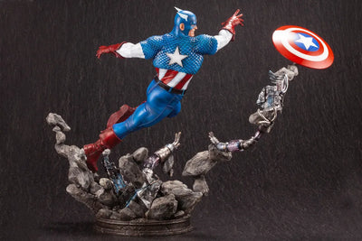 Marvel Universe Avengers - Captain America - 1/6 - Fine Art Statue (Kotobukiya)ㅤ – Kotobukiya – ActionFigureBrasil — close