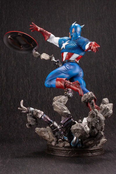 Marvel Universe Avengers - Captain America - 1/6 - Fine Art Statue (Kotobukiya)ㅤ – Kotobukiya – ActionFigureBrasil — acessórios