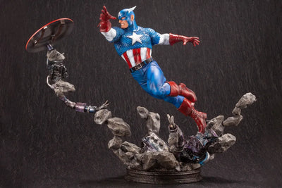 Marvel Universe Avengers - Captain America - 1/6 - Fine Art Statue (Kotobukiya)ㅤ – Kotobukiya – ActionFigureBrasil — ambientada