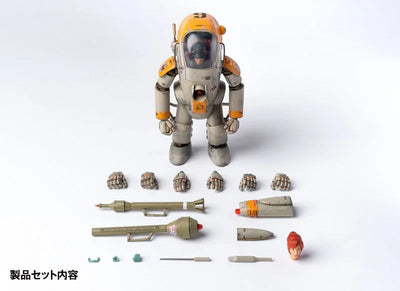 Maschinen Krieger Gustav 1/16 Action Figureㅤ – Wave – ActionFigureBrasil — ângulo diferente