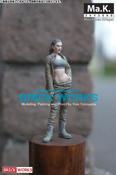 Maschinen Krieger - Ma.K.UP! MUS-17 - Independent Mercenary Army Female Test Pilot - 1/20 (Brick Works)ㅤ – Brick Works – ActionFigureBrasil — embalagem
