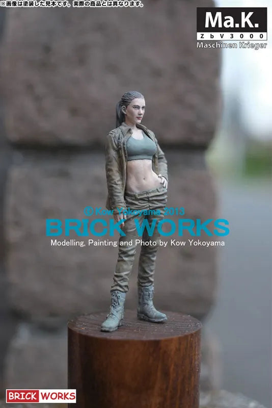 Maschinen Krieger - Ma.K.UP! MUS-17 - Independent Mercenary Army Female Test Pilot - 1/20 (Brick Works)ㅤ – Brick Works – ActionFigureBrasil