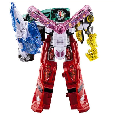 Mashin Sentai Kirameiger Kirameiger Robot Series 01 Mashin Gattai DX Kirameijin Setㅤ – Bandai – ActionFigureBrasil — close