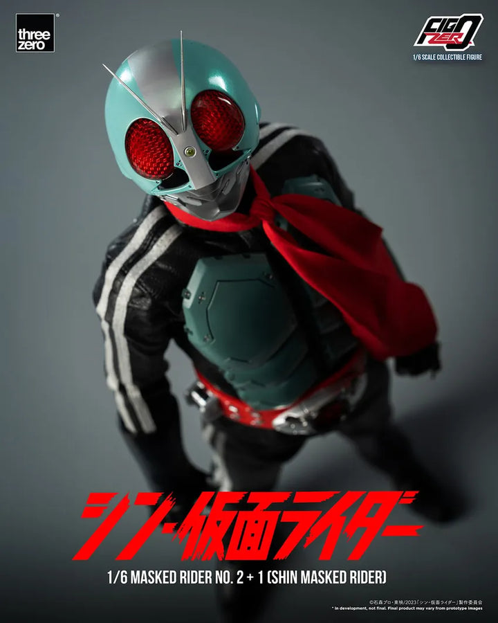 Masked Rider No.2+1 (SHIN MASKED RIDER) – Threezero – ActionFigure Brasil