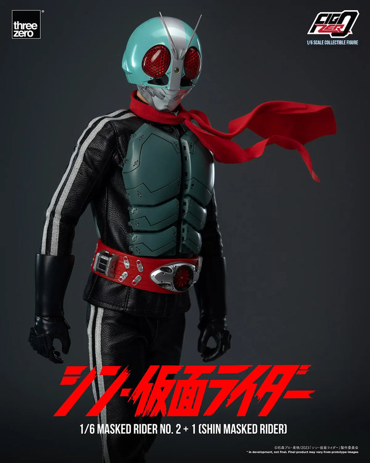 Masked Rider No.2+1 (SHIN MASKED RIDER) – Threezero – ActionFigure Brasil