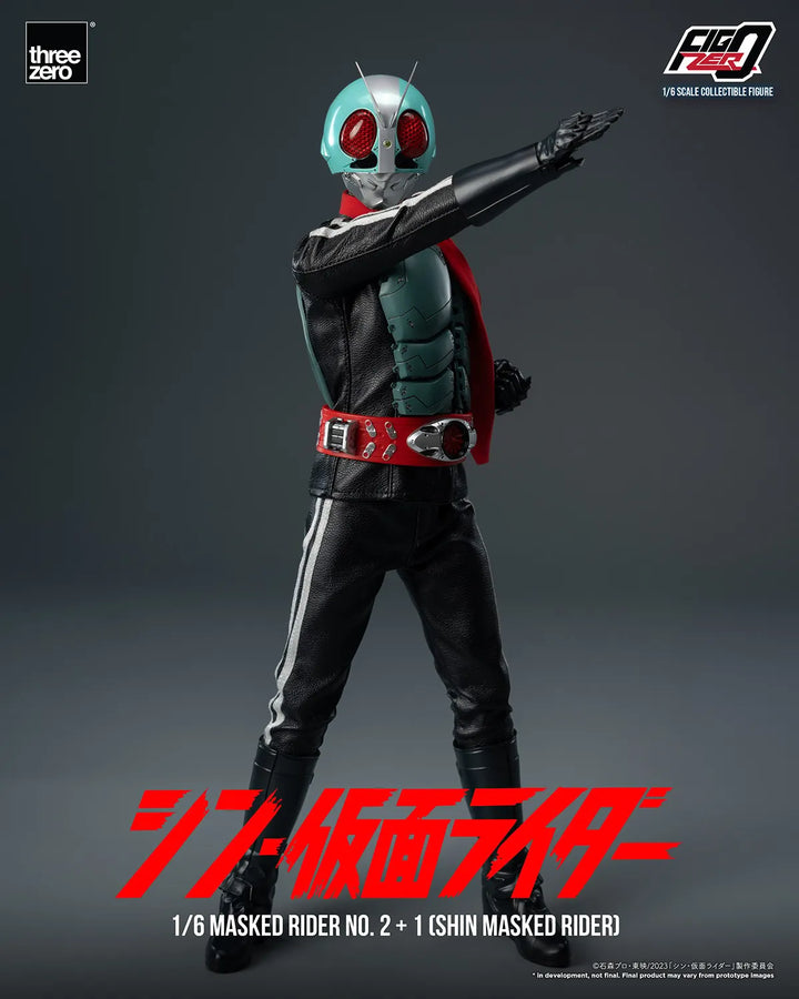 Masked Rider No.2+1 (SHIN MASKED RIDER) – Threezero – ActionFigure Brasil