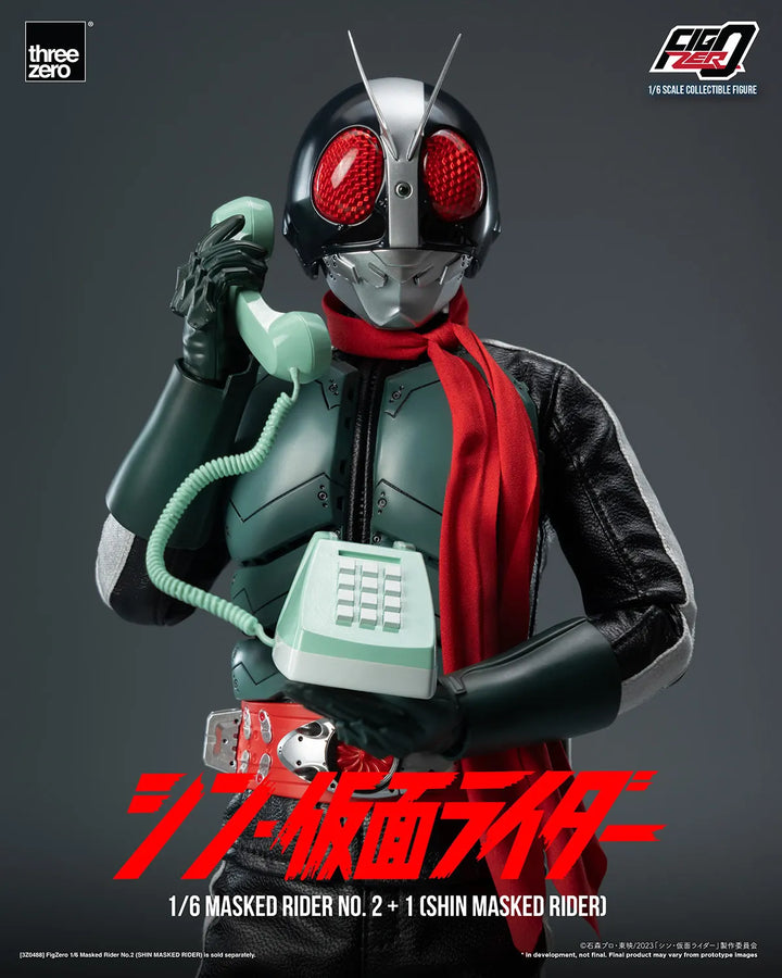 Masked Rider No.2+1 (SHIN MASKED RIDER) – Threezero – ActionFigure Brasil