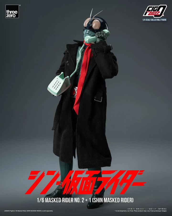 Masked Rider No.2+1 (SHIN MASKED RIDER) – Threezero – ActionFigure Brasil