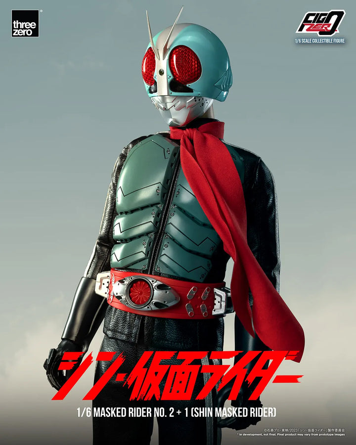 Masked Rider No.2+1 (SHIN MASKED RIDER) – Threezero – ActionFigure Brasil