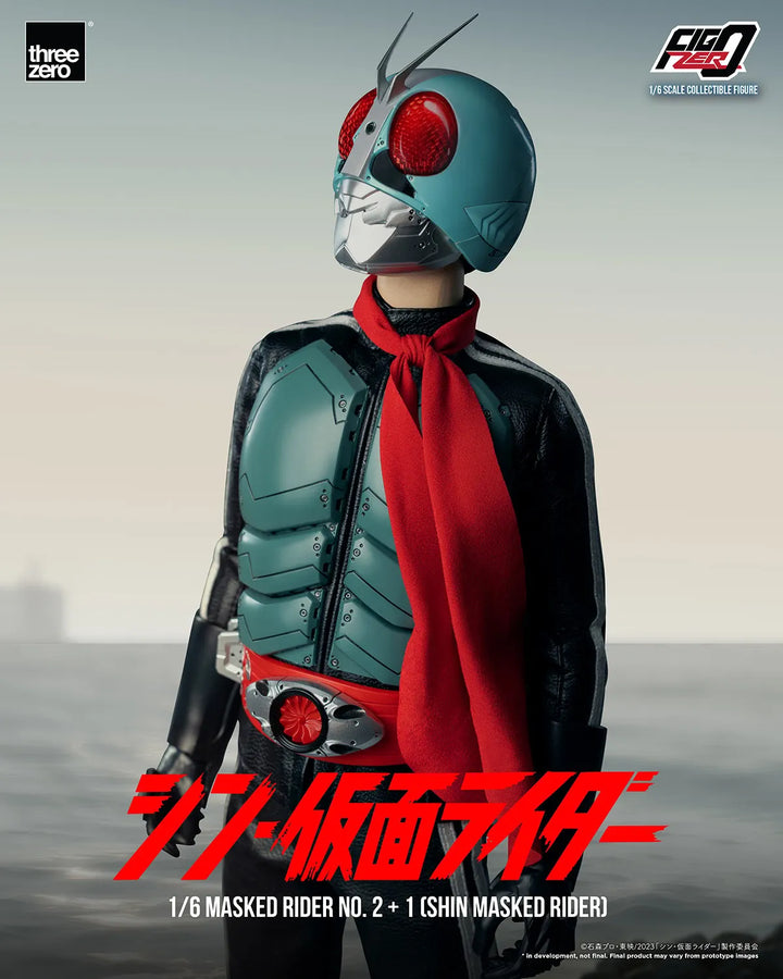 Masked Rider No.2+1 (SHIN MASKED RIDER) – Threezero – ActionFigure Brasil