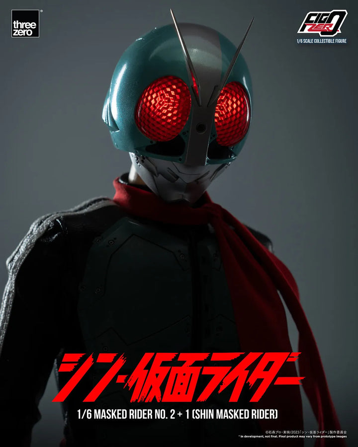 Masked Rider No.2+1 (SHIN MASKED RIDER) – Threezero – ActionFigure Brasil