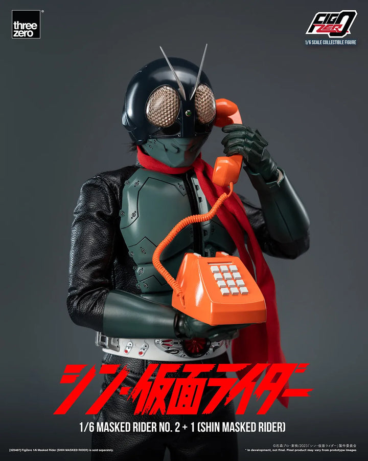 Masked Rider No.2+1 (SHIN MASKED RIDER) – Threezero – ActionFigure Brasil
