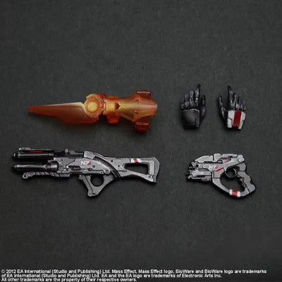 Mass Effect 3 - John Shepard - Play Arts Kai (Square Enix)ㅤ – Square Enix – ActionFigureBrasil — embalagem