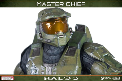 Master Chief - LIMITED EDITION: 1000 – Gaming Heads – ActionFigure Brasil — com base expositora