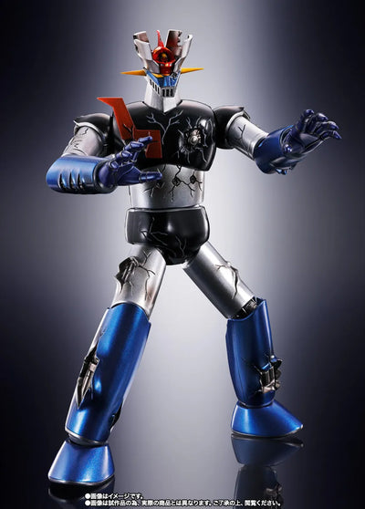 Mazinger Z Tai Ankoku Daishogun - Soul of Chogokin (GX-105D) - Kakumei Shinka, Damage Ver. (Bandai Spirits) [Shop Exclusive]ㅤ – Bandai Spirits – ActionFigureBrasil — embalagem