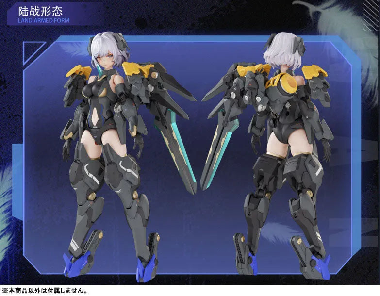 Mecha Angel Series - Black Swan Elysia - 1/12 (Kaiten Kisou)ㅤ – Kaiten Kisou – ActionFigureBrasil
