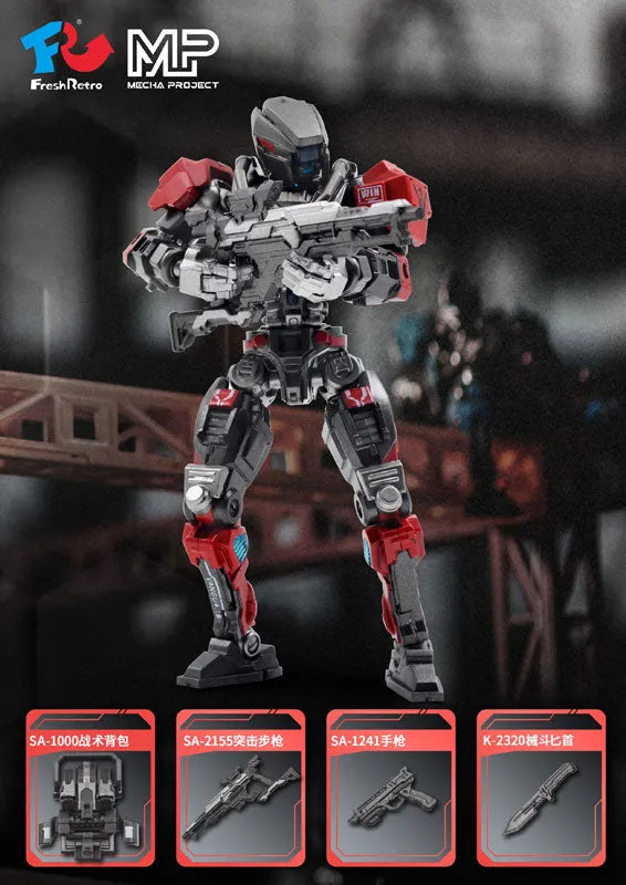 MECHA PROJECT - MP-03 Special Attack Model Mecha Soldier - 1/18 (FRESH RETRO)ㅤ – FRESH RETRO – ActionFigureBrasil