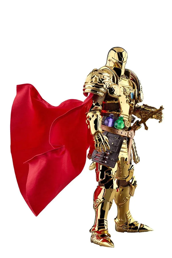 Medieval Knight Iron Man (Golden) - LIMITED EDITION: 700 – Beast Kingdom – ActionFigure Brasil — acessórios