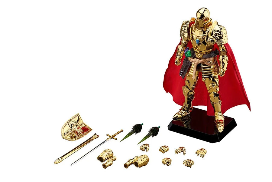 Medieval Knight Iron Man (Golden) - LIMITED EDITION: 700 – Beast Kingdom – ActionFigure Brasil — acessórios