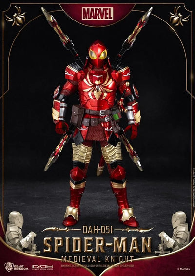 Medieval Knight Spider-Man – Beast Kingdom – ActionFigure Brasil — acessórios
