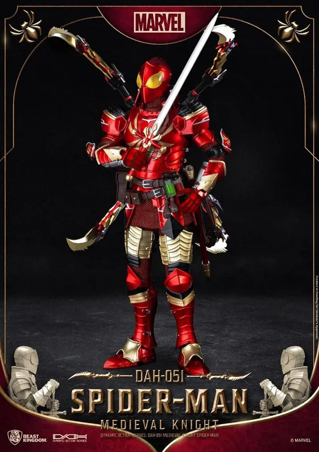 Medieval Knight Spider-Man – Beast Kingdom – ActionFigure Brasil — ambientada
