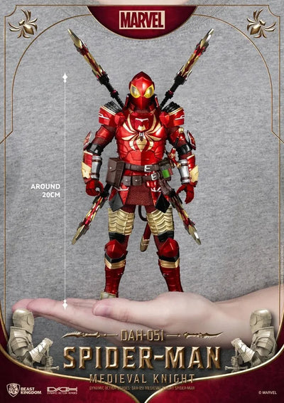 Medieval Knight Spider-Man – Beast Kingdom – ActionFigure Brasil — acessórios