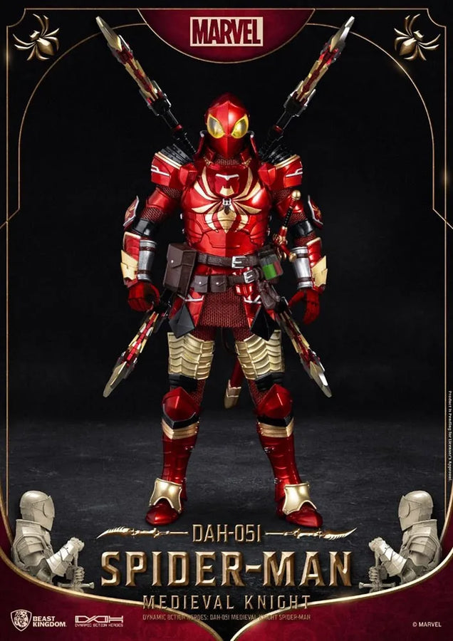 Medieval Knight Spider-Man – Beast Kingdom – ActionFigure Brasil — ambientada