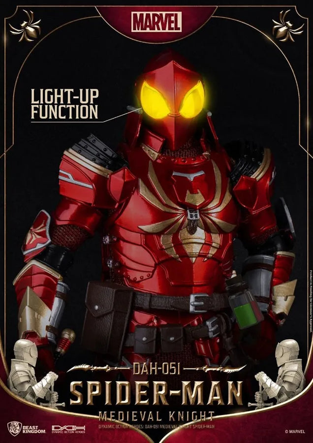 Medieval Knight Spider-Man – Beast Kingdom – ActionFigure Brasil — ambientada
