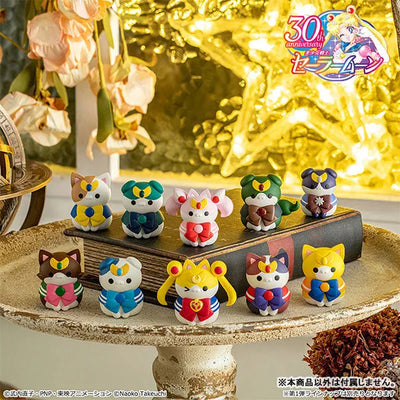 MEGA CAT PROJECT - Sailor Moon - Sailor Mewn - In the name of the moon I will punish mew! 2 - Set Of 8 (MegaHouse)ㅤ – MegaHouse – ActionFigureBrasil — com base expositora
