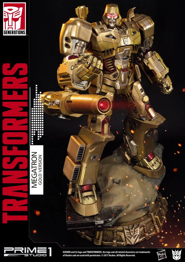 Megatron (Gold Version) Transformers Generations I – Prime1Studio – ActionFigure Brasil