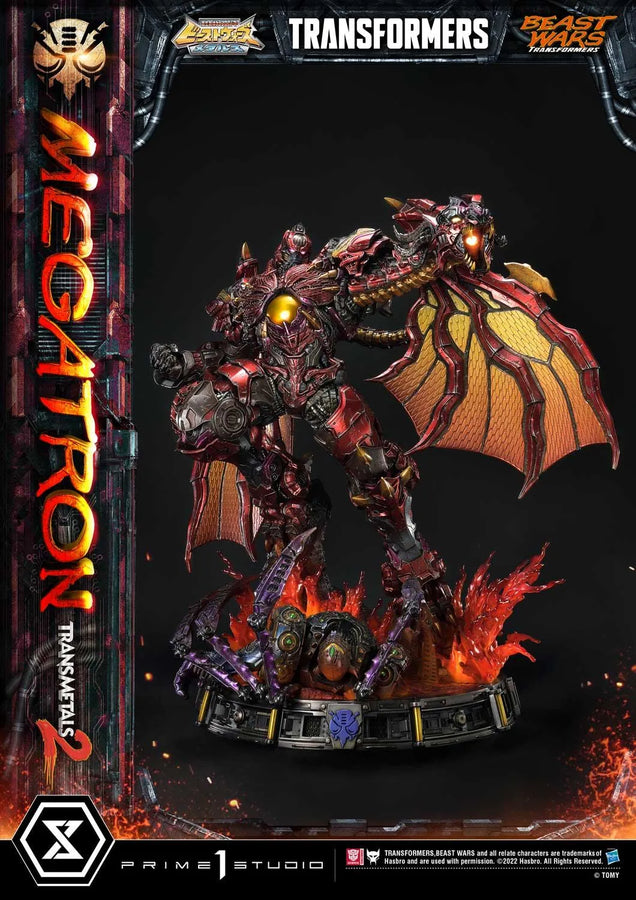 Megatron Transmetal 2 (Deluxe Bonus Version) Beast Wars(Metals): Transformers – Prime1Studio – ActionFigure Brasil
