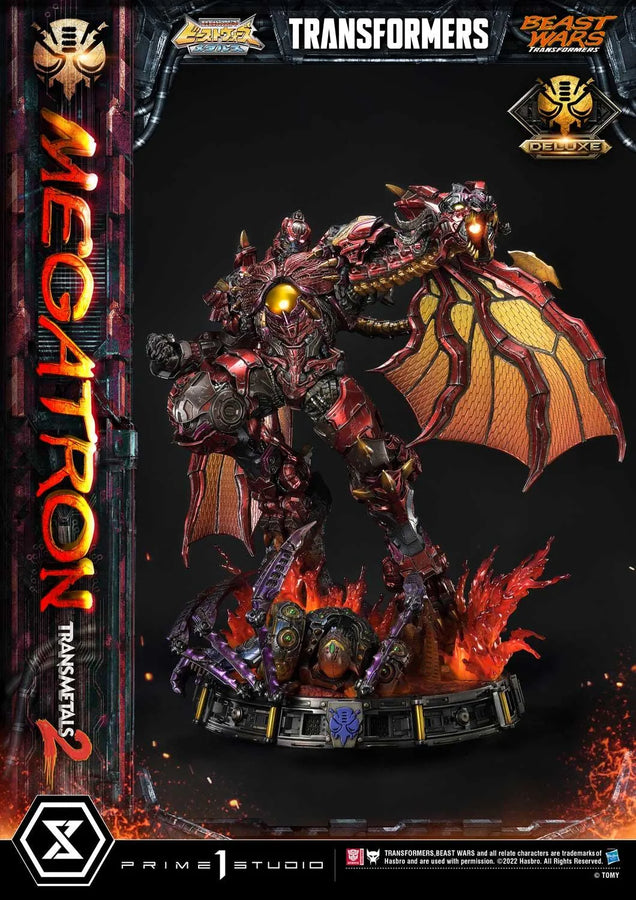 Megatron Transmetal 2 (Deluxe Bonus Version) Beast Wars(Metals): Transformers – Prime1Studio – ActionFigure Brasil